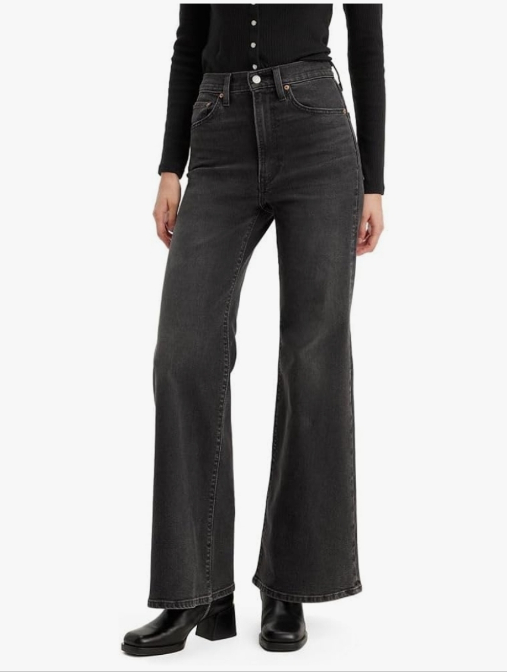 Levi's Women's Ribcage Bell Bottom Jeans - 26x30